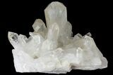 Clear Quartz Crystal Cluster With Large Point - Brazil #121415-3